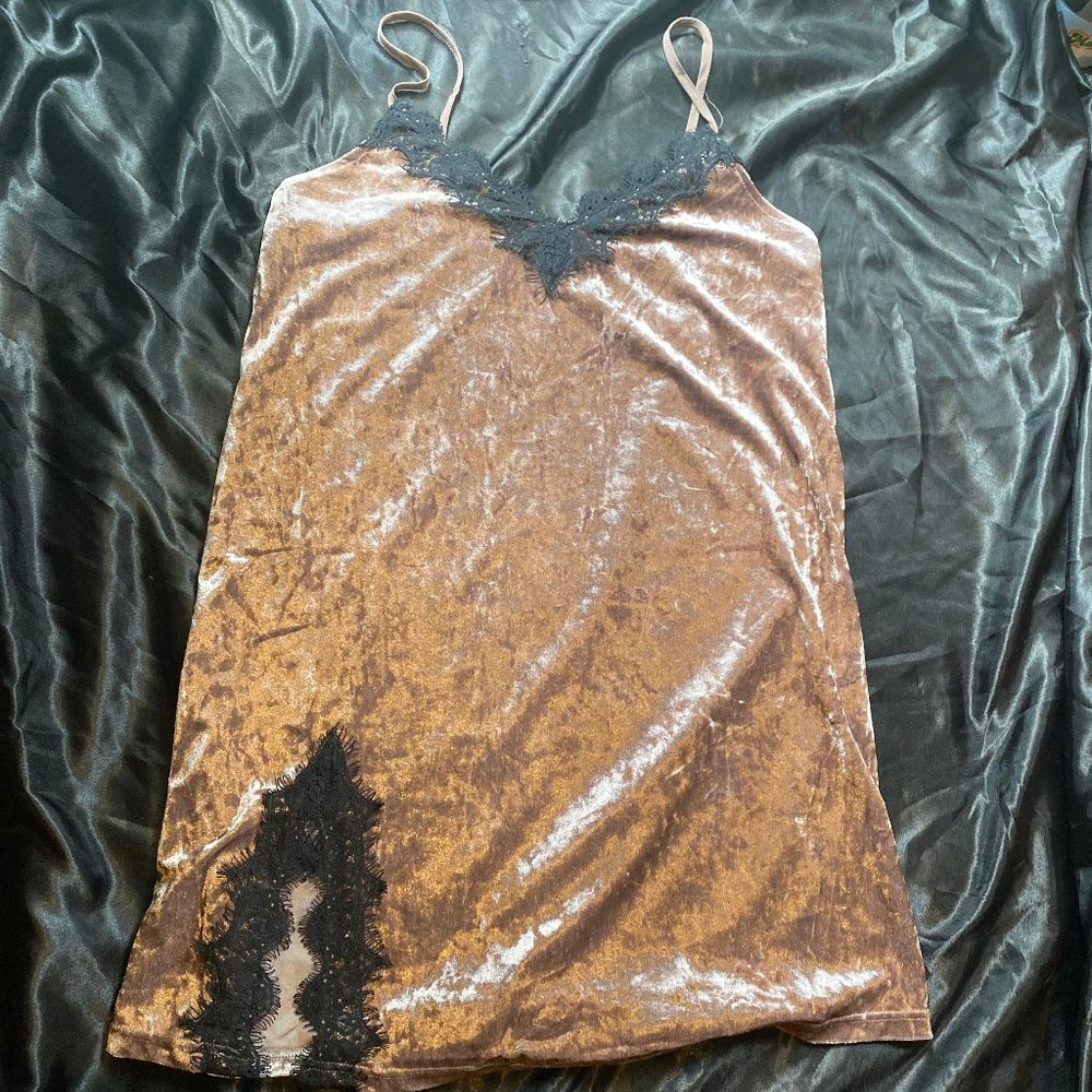 Boutique Velvet Mini Dress